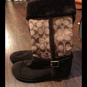 Coach winter boots